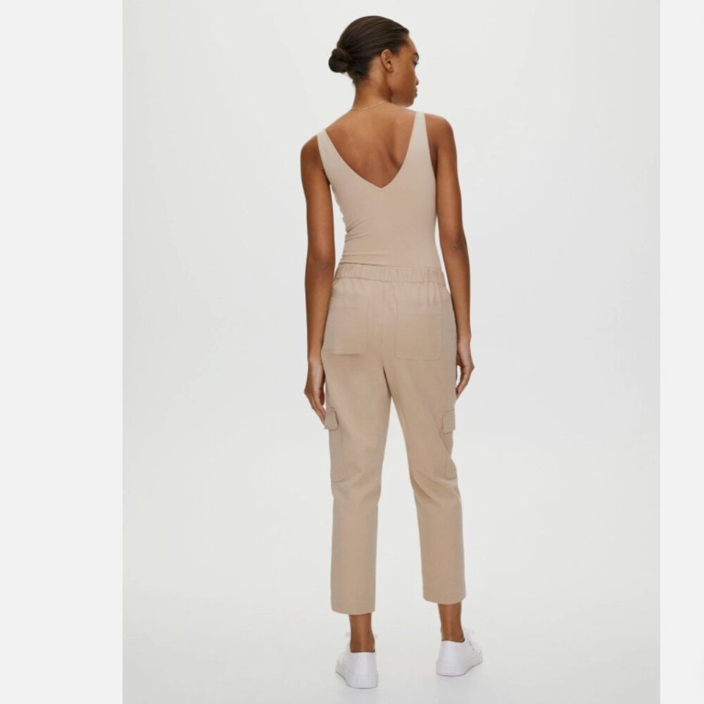 Babaton - Titan Pant Mid-Rise Cargo Pants 76681 | Camel Olive Beige | Size 4 - Picture 8 of 16